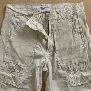 URBAN OUTFITTERS BEIGE CARPENTER PANTS